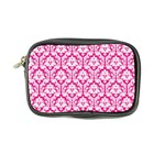 Hot Pink Damask Pattern Coin Purse