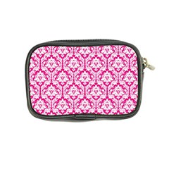 Hot Pink Damask Pattern Coin Purse from ArtsNow.com Back