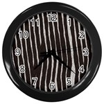 Zebra Wall Clock (Black)