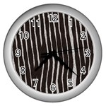 Zebra Wall Clock (Silver)