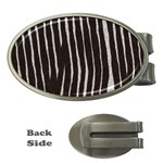 Zebra Money Clip (Oval)