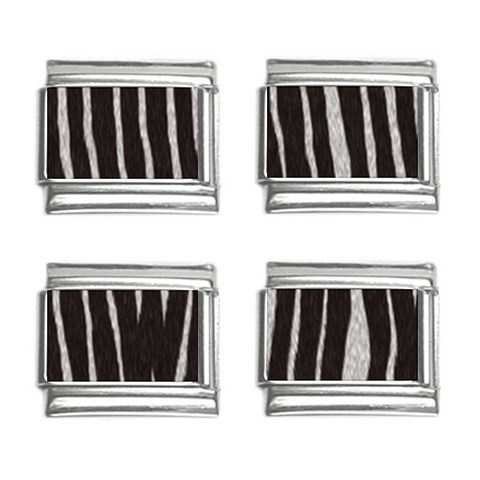 Zebra 9mm Italian Charm (4 pack) from ArtsNow.com Front