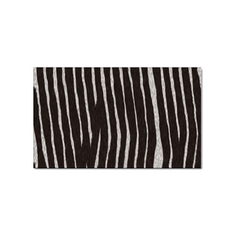 Zebra Sticker (Rectangular) from ArtsNow.com Front