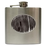 Zebra Hip Flask (6 oz)