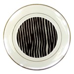 Zebra Porcelain Plate