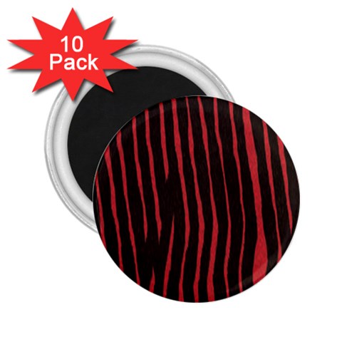 Zebra 2.25  Magnet (10 pack) from ArtsNow.com Front