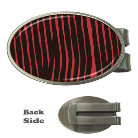 Zebra Money Clip (Oval) from ArtsNow.com Front