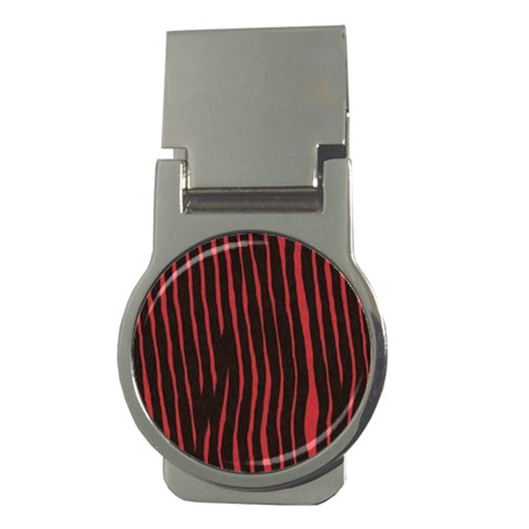 Zebra Money Clip (Round) from ArtsNow.com Front