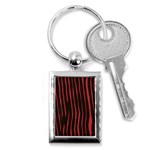 Zebra Key Chain (Rectangle)