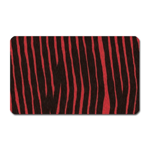 Zebra Magnet (Rectangular) from ArtsNow.com Front