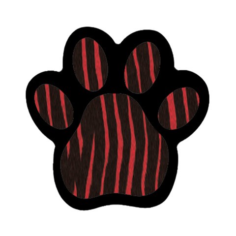 Zebra Magnet (Paw Print) from ArtsNow.com Front