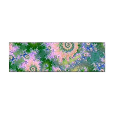 Rose Apple Green Dreams, Abstract Water Garden Bumper Sticker from ArtsNow.com Front