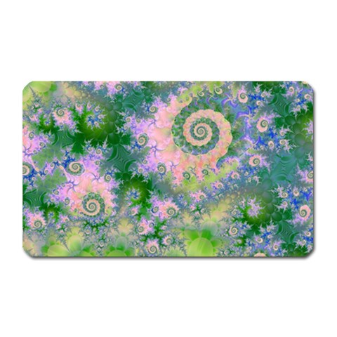 Rose Apple Green Dreams, Abstract Water Garden Magnet (Rectangular) from ArtsNow.com Front