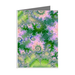 Rose Apple Green Dreams, Abstract Water Garden Mini Greeting Card (8 Pack) from ArtsNow.com Right