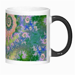 Rose Apple Green Dreams, Abstract Water Garden Morph Mug from ArtsNow.com Right