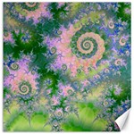 Rose Apple Green Dreams, Abstract Water Garden Canvas 20  x 20  (Unframed)