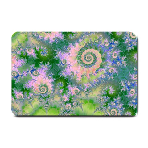 Rose Apple Green Dreams, Abstract Water Garden Small Door Mat from ArtsNow.com 24 x16  Door Mat