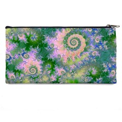 Rose Apple Green Dreams, Abstract Water Garden Pencil Case from ArtsNow.com Back