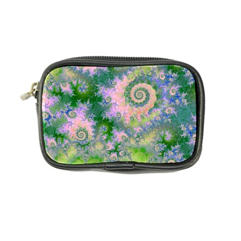 Rose Apple Green Dreams, Abstract Water Garden Coin Purse from ArtsNow.com Front