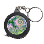 Rose Apple Green Dreams, Abstract Water Garden Measuring Tape