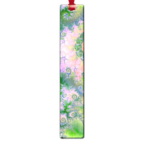 Rose Apple Green Dreams, Abstract Water Garden Large Bookmark from ArtsNow.com Front