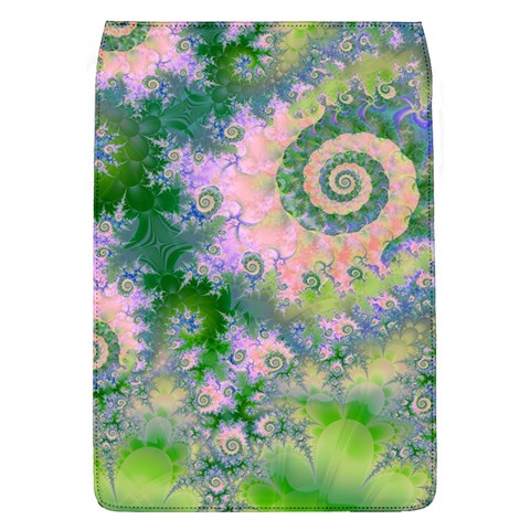 Rose Apple Green Dreams, Abstract Water Garden Removable Flap Cover (Large) from ArtsNow.com Front