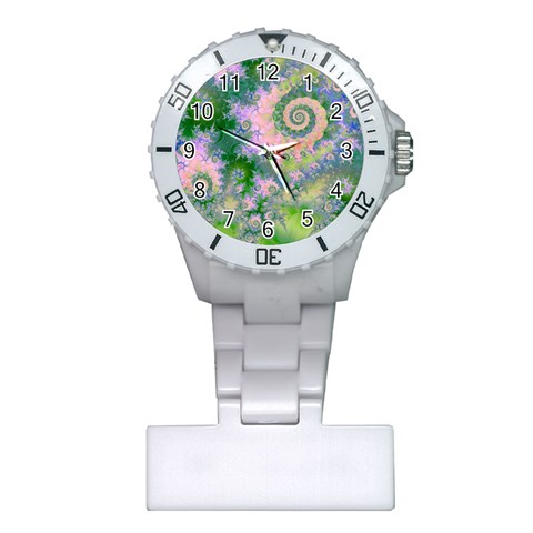 Rose Apple Green Dreams, Abstract Water Garden Nurses Watch from ArtsNow.com Front