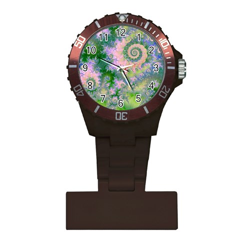 Rose Apple Green Dreams, Abstract Water Garden Nurses Watch from ArtsNow.com Front