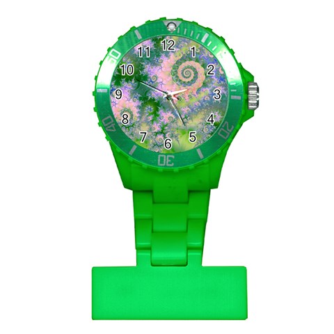 Rose Apple Green Dreams, Abstract Water Garden Nurses Watch from ArtsNow.com Front