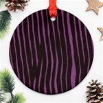 Zebra Ornament (Round)