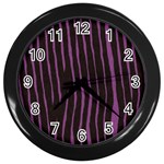 Zebra Wall Clock (Black)