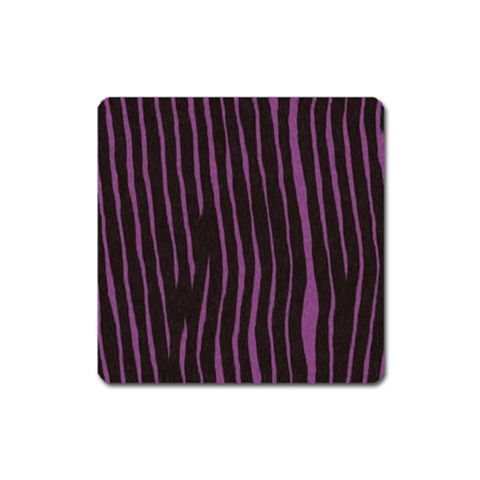 Zebra Magnet (Square) from ArtsNow.com Front