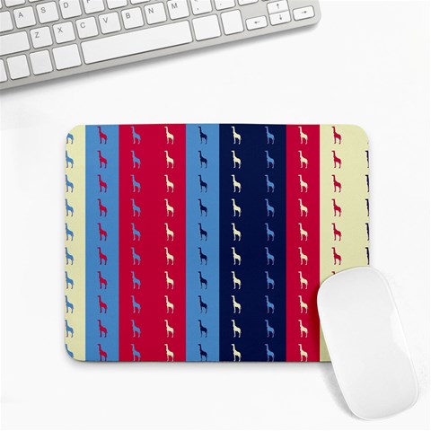 Giraffentapete Small Mouse Pad (Rectangle) from ArtsNow.com Front