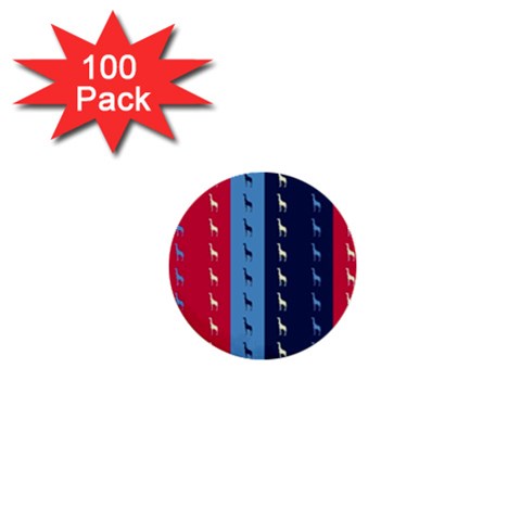 Giraffentapete 1  Mini Button (100 pack) from ArtsNow.com Front