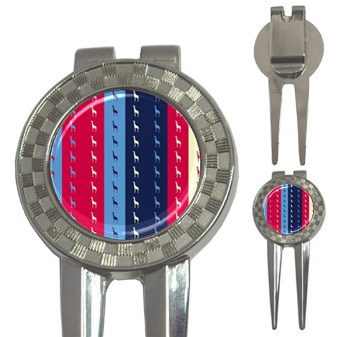 Giraffentapete Golf Pitchfork & Ball Marker from ArtsNow.com Front