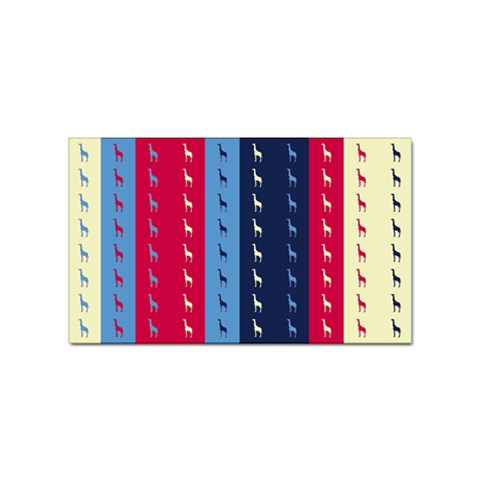 Giraffentapete Sticker 100 Pack (Rectangle) from ArtsNow.com Front