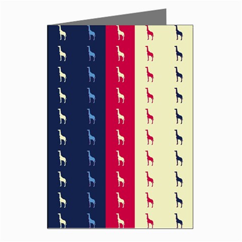 Giraffentapete Greeting Card (8 Pack) from ArtsNow.com Left