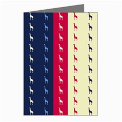 Giraffentapete Greeting Card (8 Pack) from ArtsNow.com Left