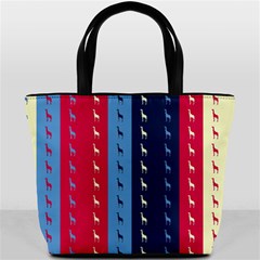 Giraffentapete Bucket Handbag from ArtsNow.com Front