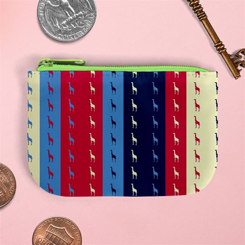 Giraffentapete Coin Change Purse from ArtsNow.com Front