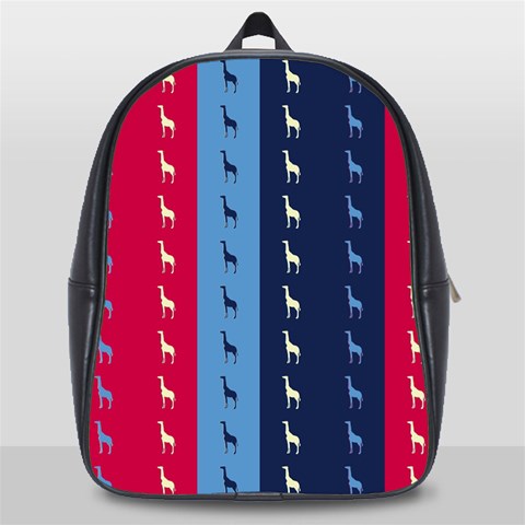 Giraffentapete School Bag (Large) from ArtsNow.com Front