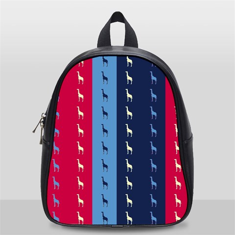 Giraffentapete School Bag (Small) from ArtsNow.com Front