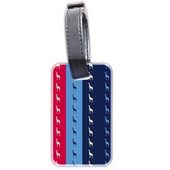 Giraffentapete Luggage Tag (Two Sides) from ArtsNow.com Back