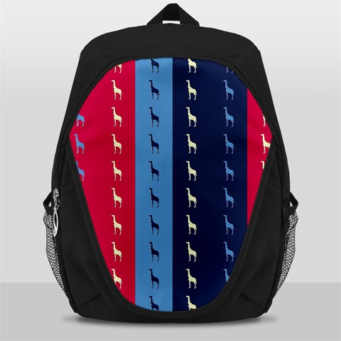 Giraffentapete Backpack Bag from ArtsNow.com Front