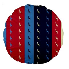 Giraffentapete 18  Premium Round Cushion  from ArtsNow.com Front