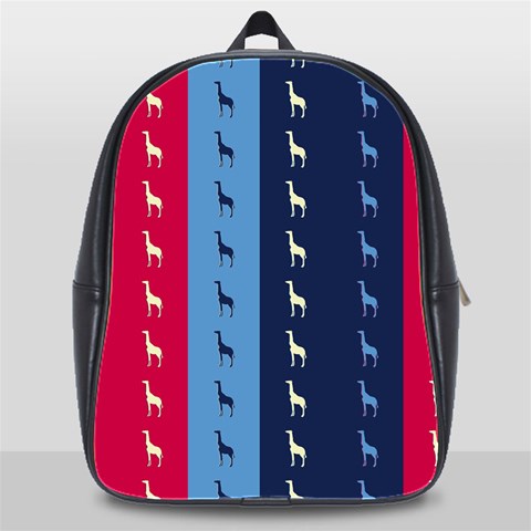 Giraffentapete School Bag (XL) from ArtsNow.com Front