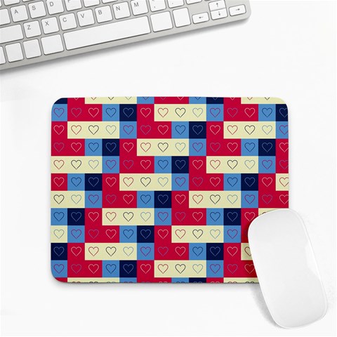 Hearts Small Mouse Pad (Rectangle) from ArtsNow.com Front