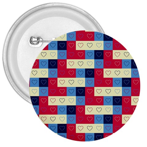 Hearts 3  Button from ArtsNow.com Front