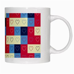 Hearts White Coffee Mug from ArtsNow.com Right