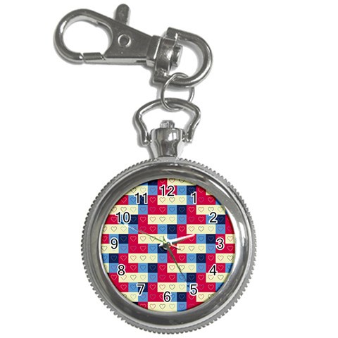 Hearts Key Chain Watch from ArtsNow.com Front